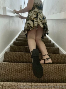 Would you crawl up the stairs to worship my feet part 2