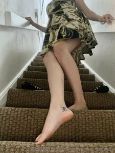 Would you crawl up the stairs to worship my feet part 14