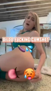 I go balls deep with my massive dildo listen to my moans and stroke