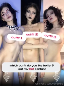 Which of my outfits do you like the most vote which image you like the