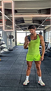 Lets take this sweaty clothes out and take shower with me