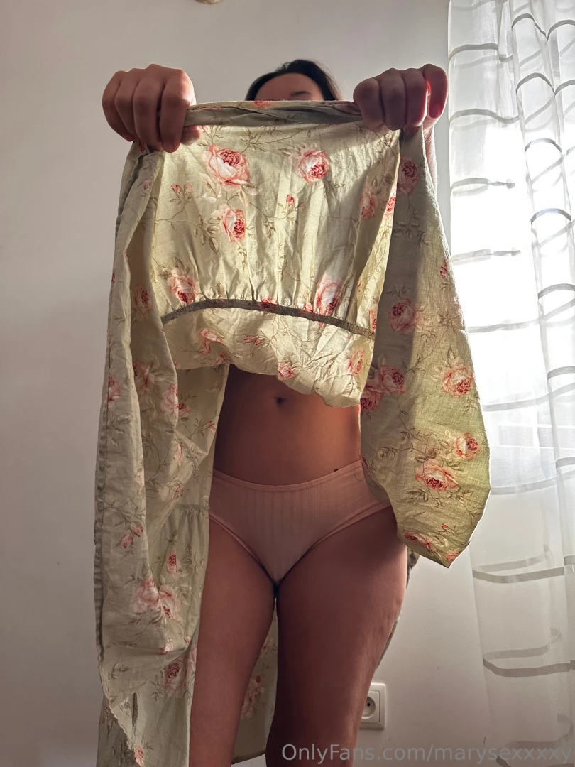 Take off my panties and get under my dress and 