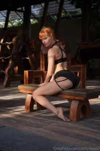 Now think of you right here instead of this bench