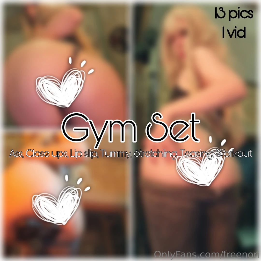 Monthly free set this time we have a sweaty workout together lt 3 i 