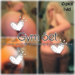 Monthly free set this time we have a sweaty workout together lt 3 i