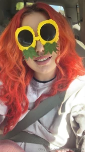 Your glasses are on upside down ope