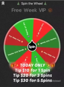 Holiday spin the wheel baby it s cold outside let s warm up together