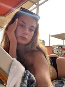 Lazing in the sun do you think my ass still looks good in this bikini