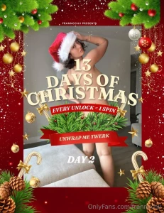 13 days of christmas day 2 every unlock 1 spin unwrapping this bare