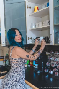 I can make us coffee but you know i m thirsty for something else