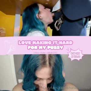 I love feeling it grow inside my mouth to get it to wreck my pussy
