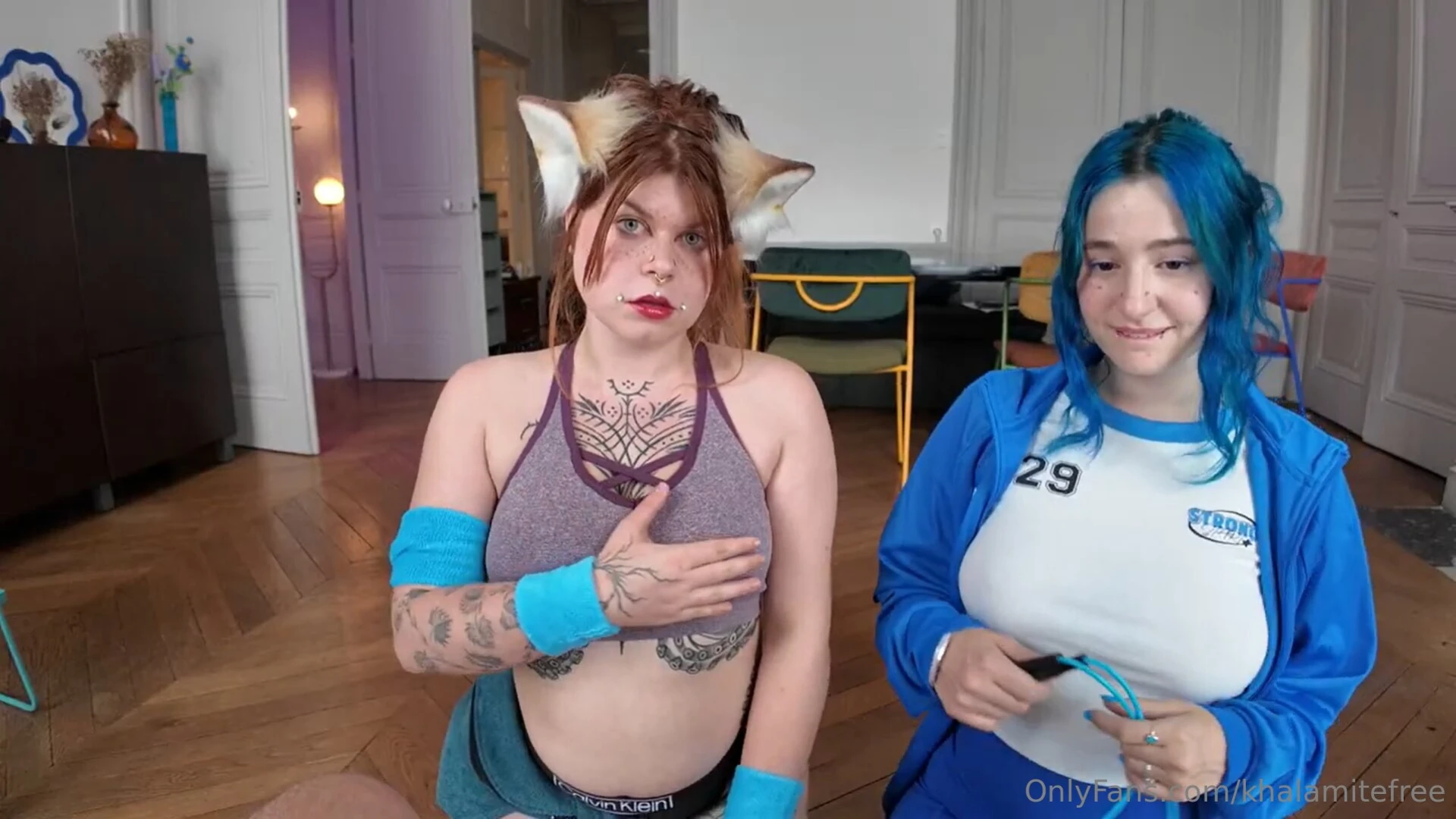 Look at how the sight of your hard cock made us 