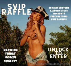 Super vip raffle is here too broke for my highest tier membership but