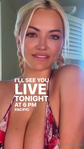 Your favorite little firecracker will see you at 6 pacific can t wait