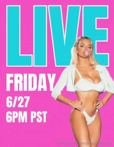 Going live tomorrow rsvp in the dm s for a special treat