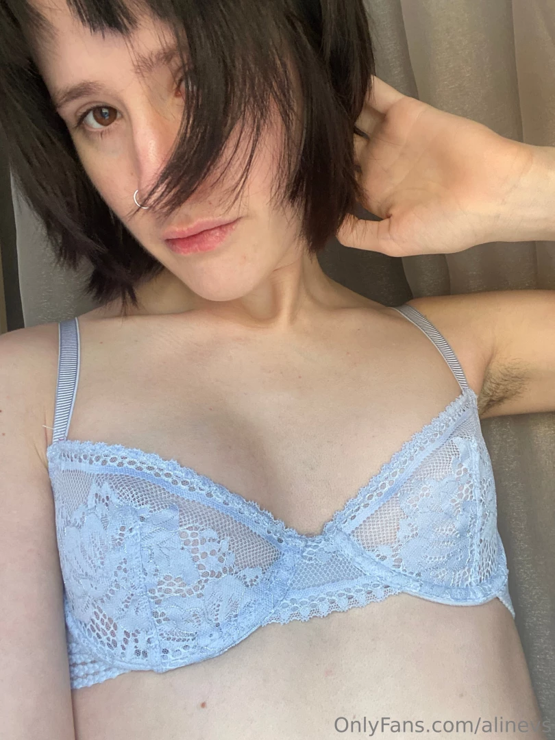 Hi did you miss me how do you feel about a blue bra 