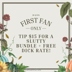 Be quick - huge slutty xxx bundle and a free dick rate 1 fan only