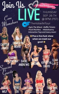 Hot wife live show deal want a copy of the full show tip 20 right now