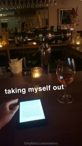 A little solo date night i m no sommelier but i know a good taste when