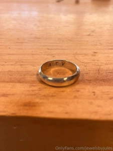Made my first wedding band today for a dear friend and family member