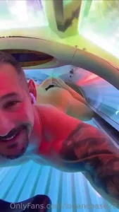 Dance party in the tanning bed