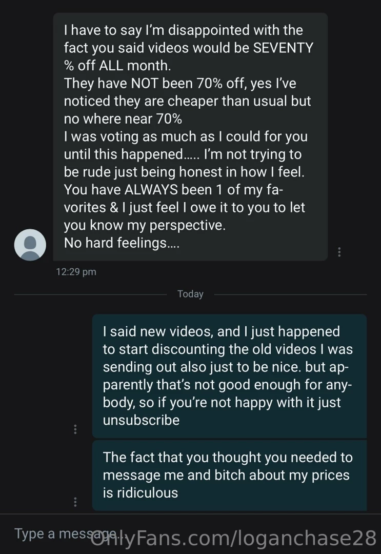 Quickest way to p1ss me off and get yourself blocked my page is free i 