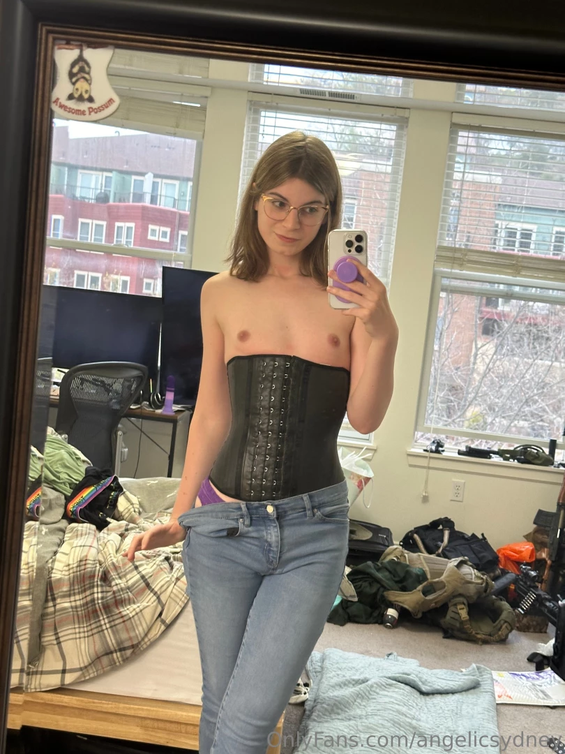 Tried on some corsets with ghost last night and thought you all might part 1 