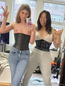 Tried on some corsets with ghost last night and thought you all might part 2