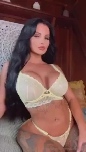 Tattooed big fake 650cc tits and a huge ass you wouldn t think that part 1