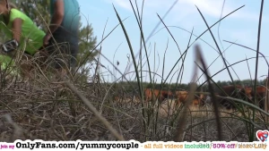 I m sure we put on a good show for the cows what do you think that s