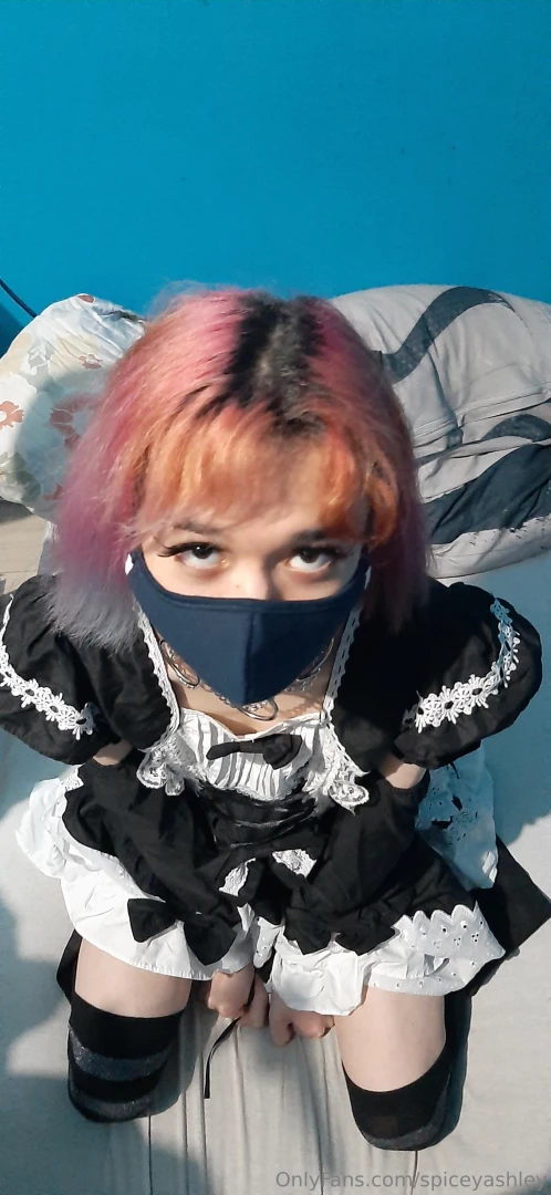 Happy valentine s i hope you like me in a maid dress lt 3 i might have part 3 