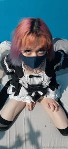 Happy valentine s i hope you like me in a maid dress lt 3 i might have part 1