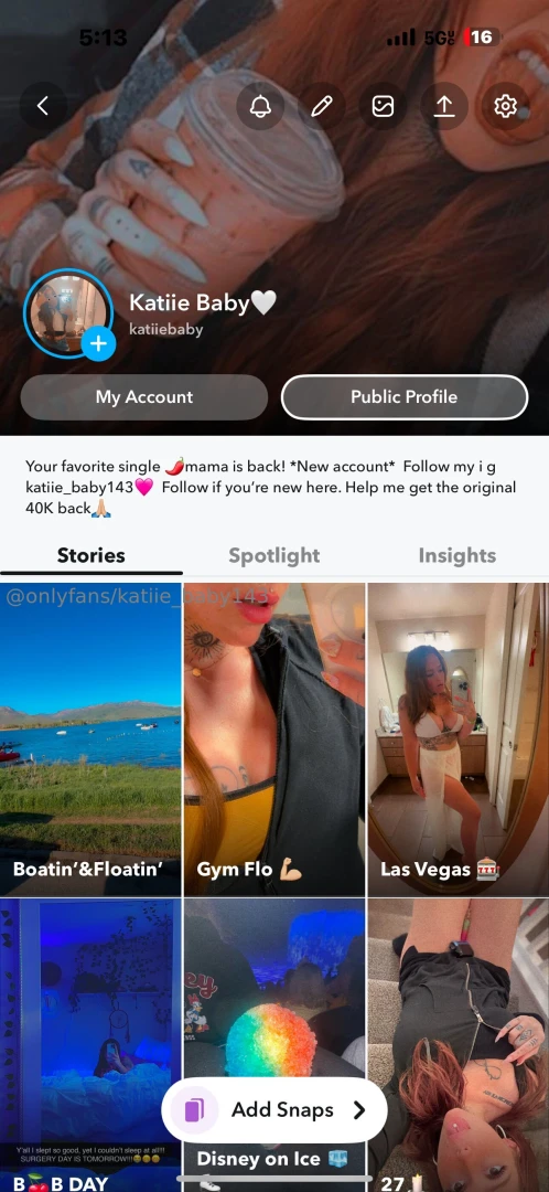 Add my new snap chat 