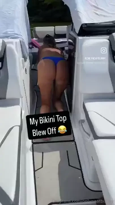 Lost my top on the boat 