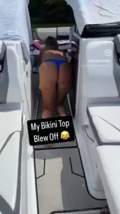 Lost my top on the boat