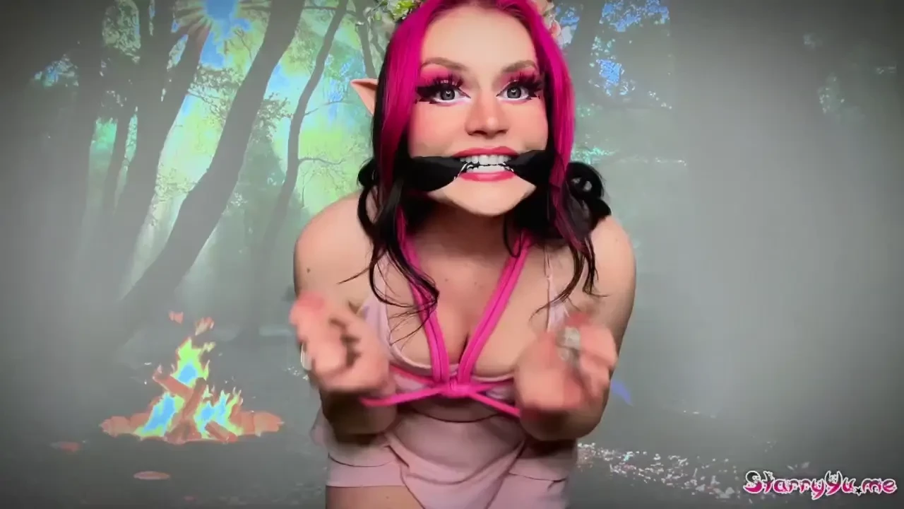 Captured elf girl tied up gag talk sellable custom content elf girl 