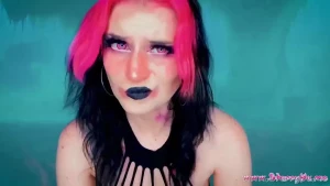 Chewing bubble gum brain matter content zombie roleplay blowing