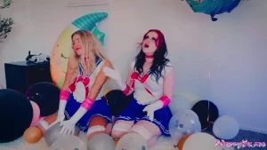 Finding out balloon popping makes us horny ft dakota lyn content
