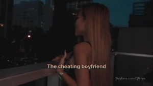 The cheating boyfriend and girlfriend came over to duncans apartment