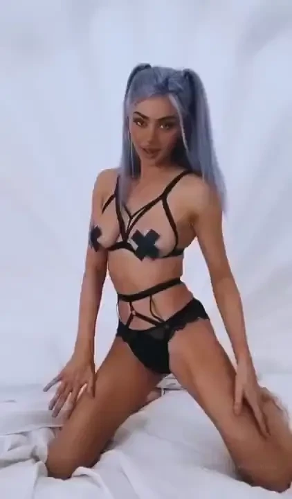 Good morning sexy dancing in my strappy lingerie i sent everyone a 