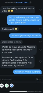 Met her on tinder she got a little too curious