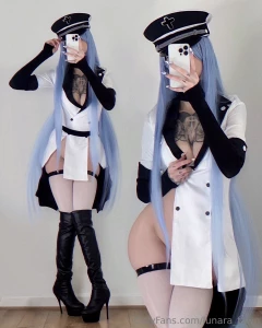 Esdeath includes orgasm announcement fingering begging and 2 part 2