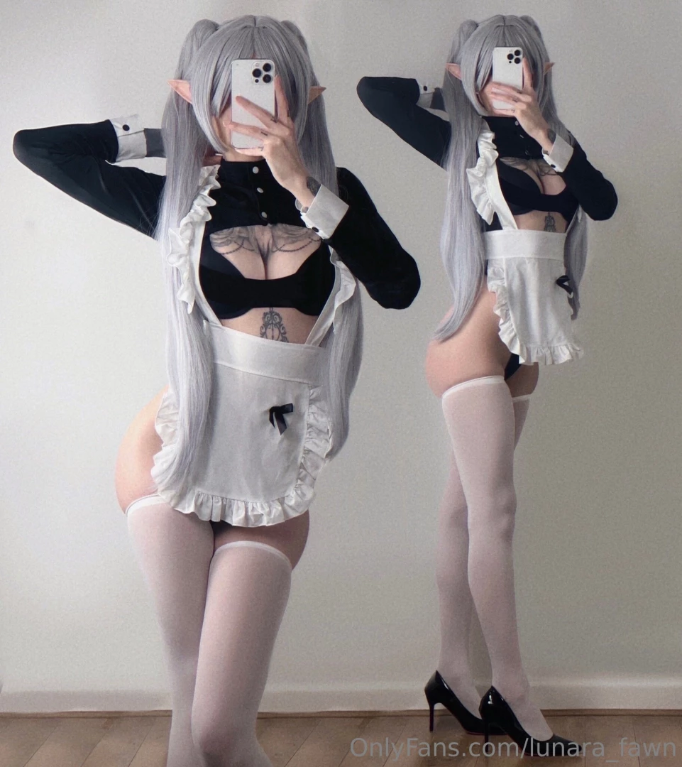Maid frieren blowjob dm me for the full set i have missed your cock so part 1 