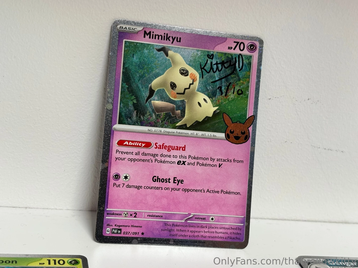 2024 pok mon trick or trade collection signed holo cards i have 10 part 4 