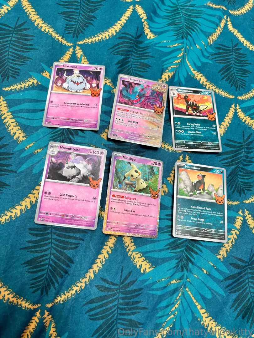 Thank you to everyone who bought me a pack of cards for halloween i part 2 