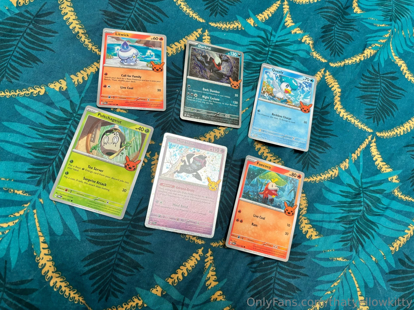 Thank you to everyone who bought me a pack of cards for halloween i part 3 