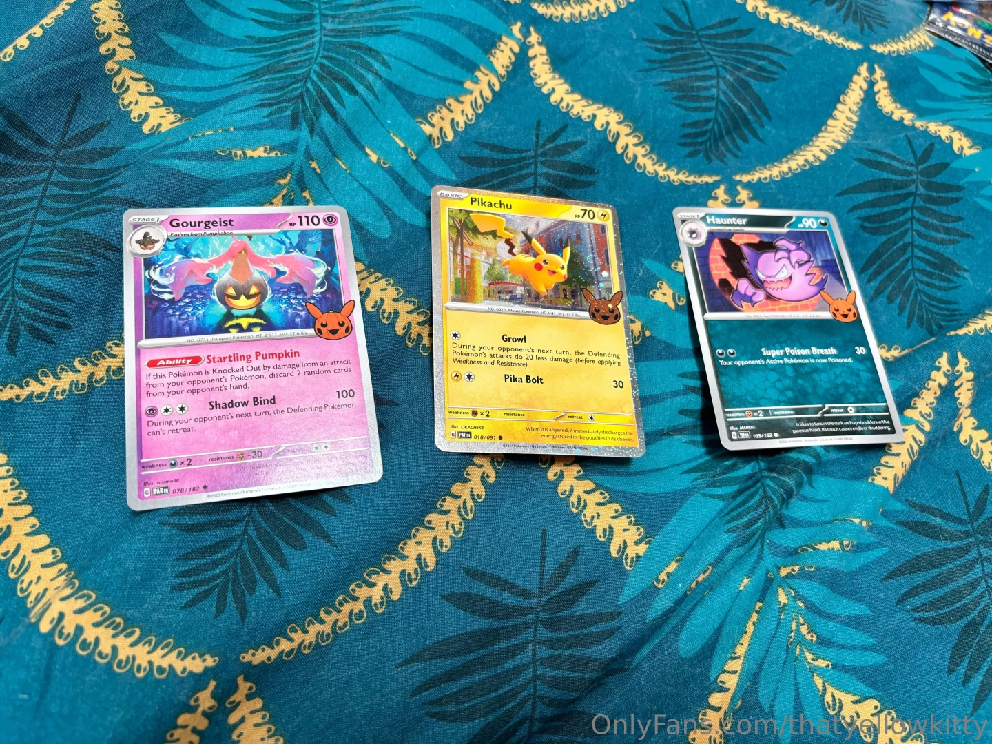 Thank you to everyone who bought me a pack of cards for halloween i part 4 