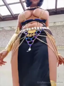 My bastet cosplay lewd video i strip down to just the sling shot
