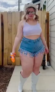 I love getting her wet
