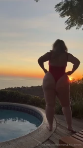 Just me the view and maybe a little temptation join me